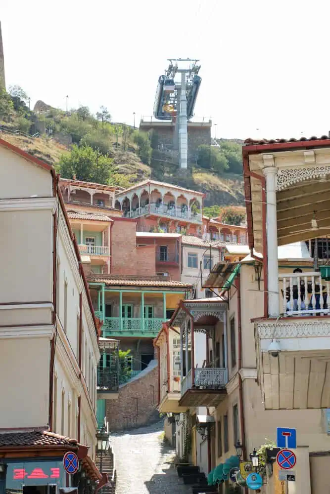 Narrow streets of old tbilisi